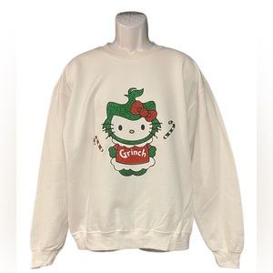 Hello Kitty Grinch sparkle sweatshirt